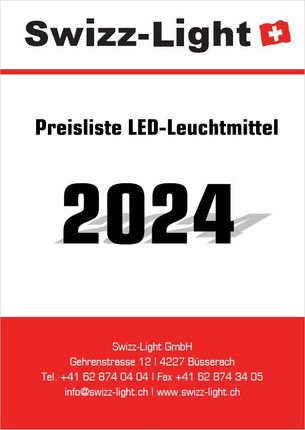 Swizz-Light Leuchmittel Preisliste, Lampen, Leuchten