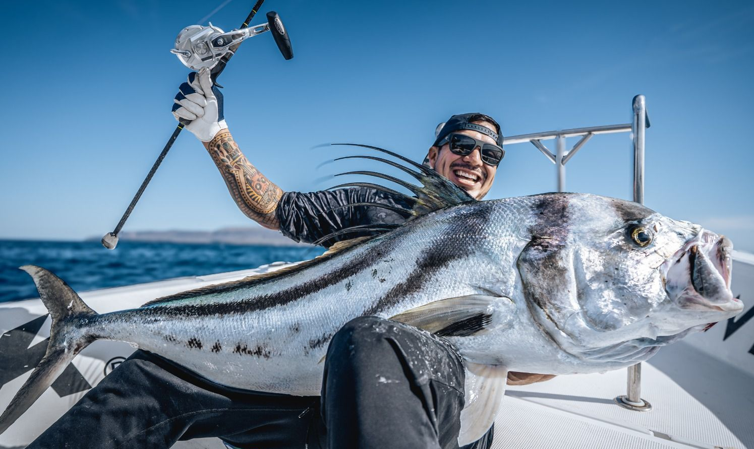 pesca desde orilla, sorprendente destino