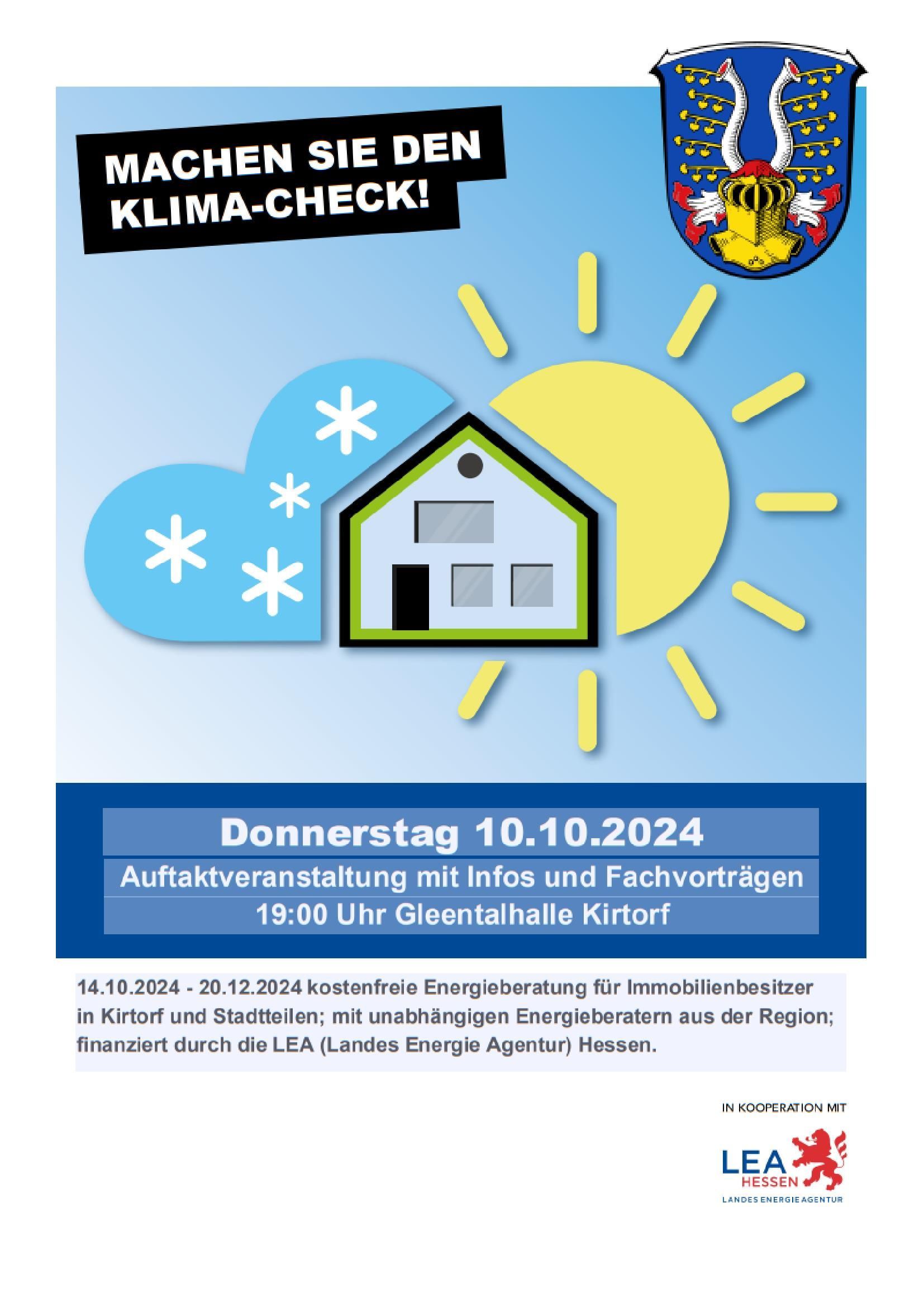 Klima-Check Auftaktveranstaltung 10.10.24 Klima-Check Auftaktveranstaltung 10.10.24