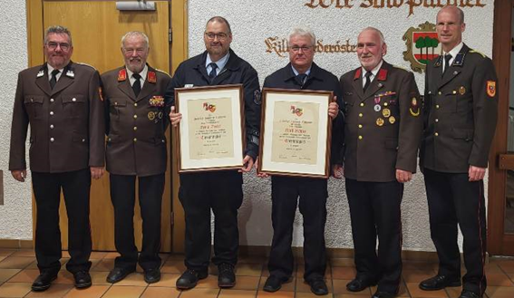 Ehrung von Partnergem. Kilb Ehrung von Partnergem. Kilb