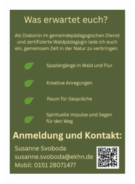 SpazierGehZeit ev. Kirchengemeinde SpazierGehZeit ev. Kirchengemeinde