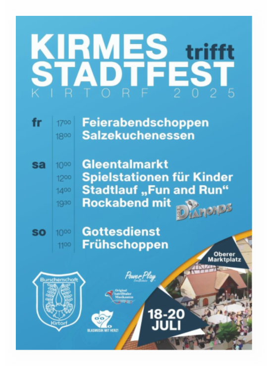 Kirmes - Stadtfest Kirtorf Kirmes - Stadtfest Kirtorf