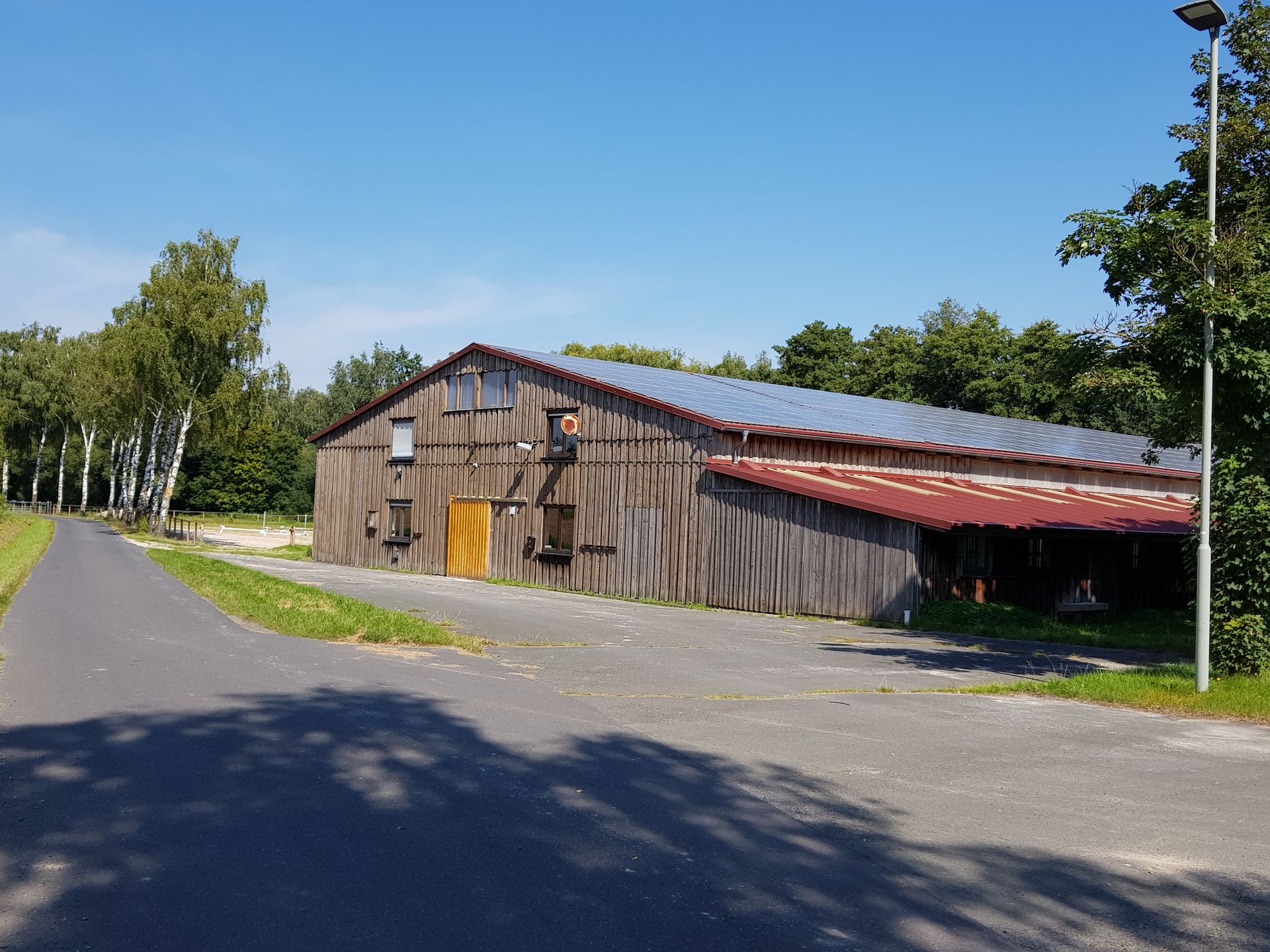 Reithalle u. Reitplatz Ober-Gleen