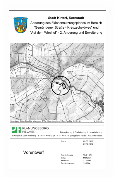 Vorentwurf  FNP-Plan