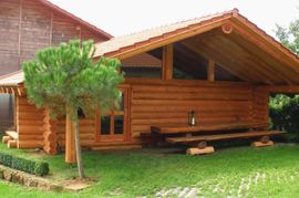 Blockhaus Anbau an Reithalle Blockhaus Anbau an Reithalle