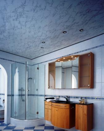 Lackspanndecke Badezimmer