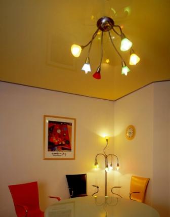 Lackspanndecke Wohnraum