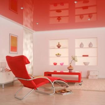 Lackspanndecke Wohnraum