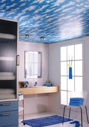 Lackspanndecke Badezimmer