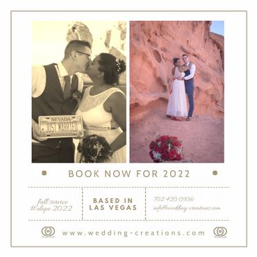 Valley of Fire wedding creations