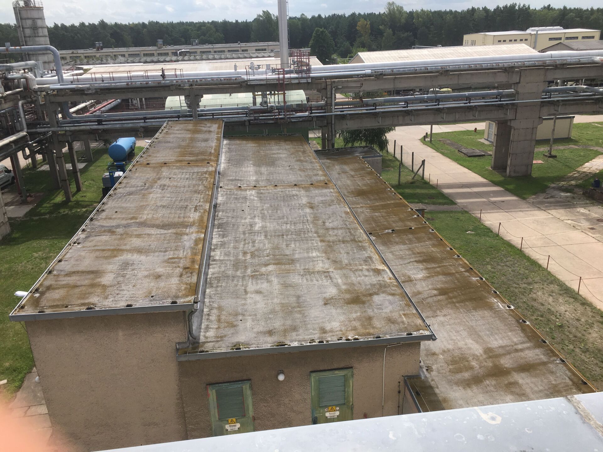 fehlender UV Schutz auf Altschaumdach