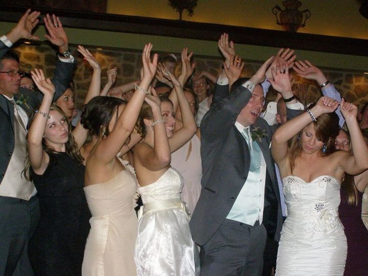 Dancing at a wedding