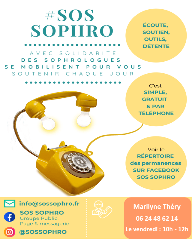 SOS SOPHRO Marilyne Théry Sophrologue Membre bénévole à Avignon Vaucluse