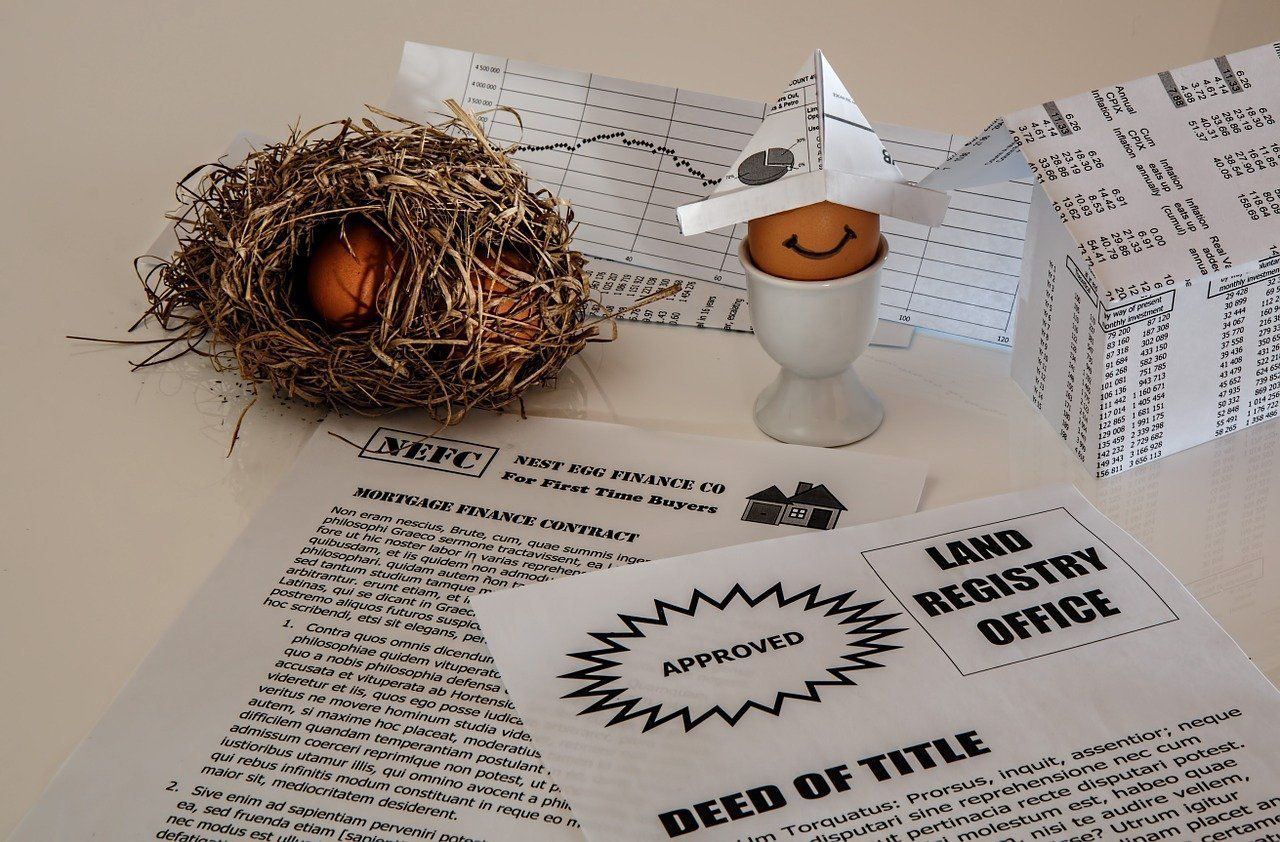 Land Registry paperwork to conjure up idea of building a nest egg via buy to let