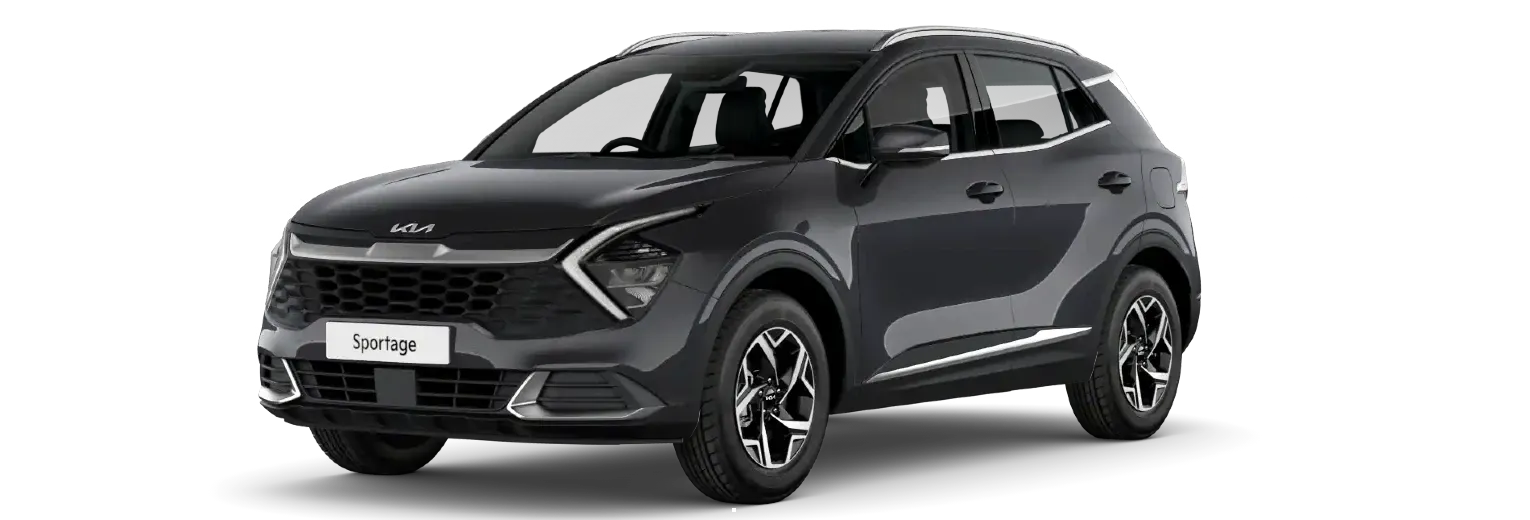 Configurator image of a Kia Sportage finished in Grey