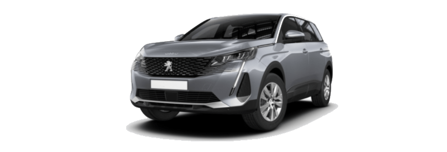 Configurator image of a Peugeot 5008 finished in Grey