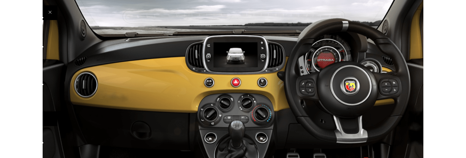 abarth 595 interior