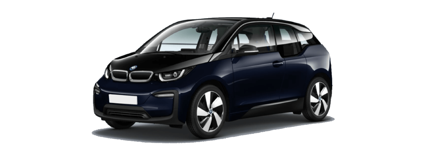 Configurator image of a BMW i3 finished in Blue
