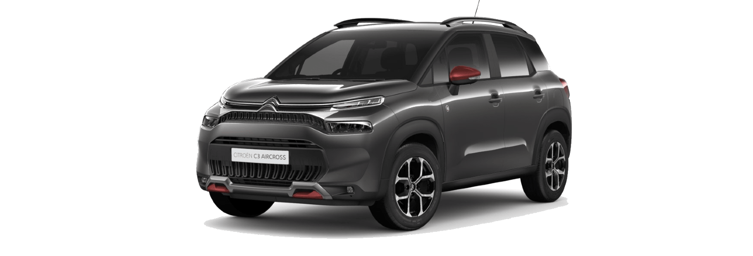 Configurator image of a Citroen C3 finished in Grey