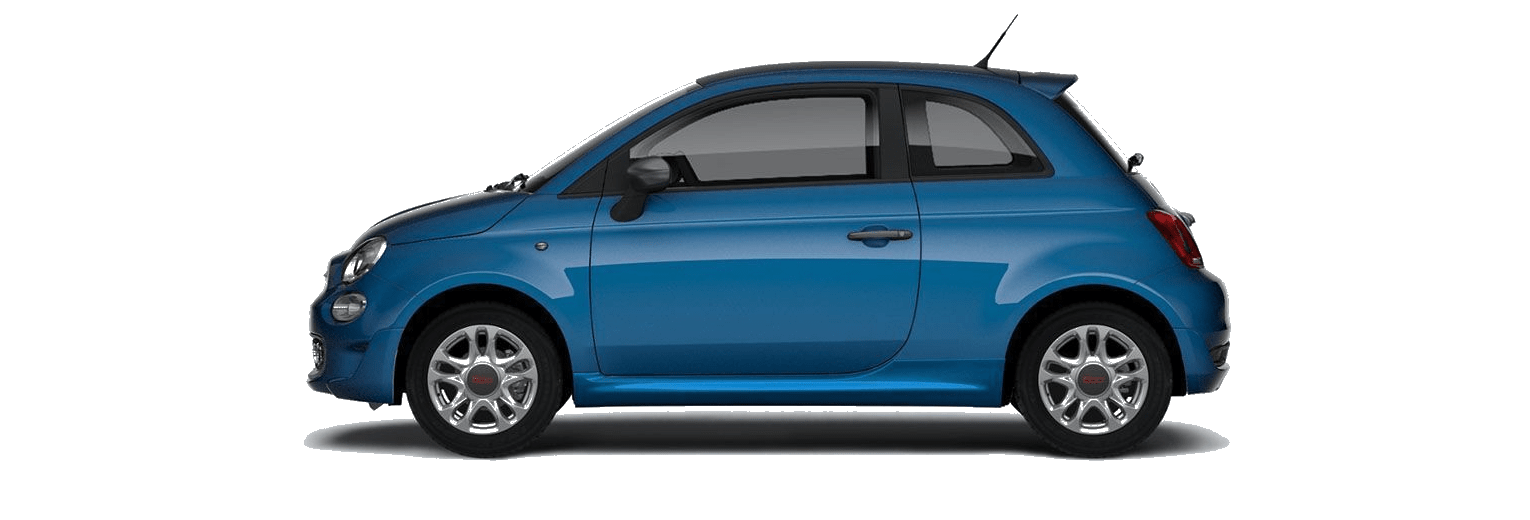 fiat 500 side on
