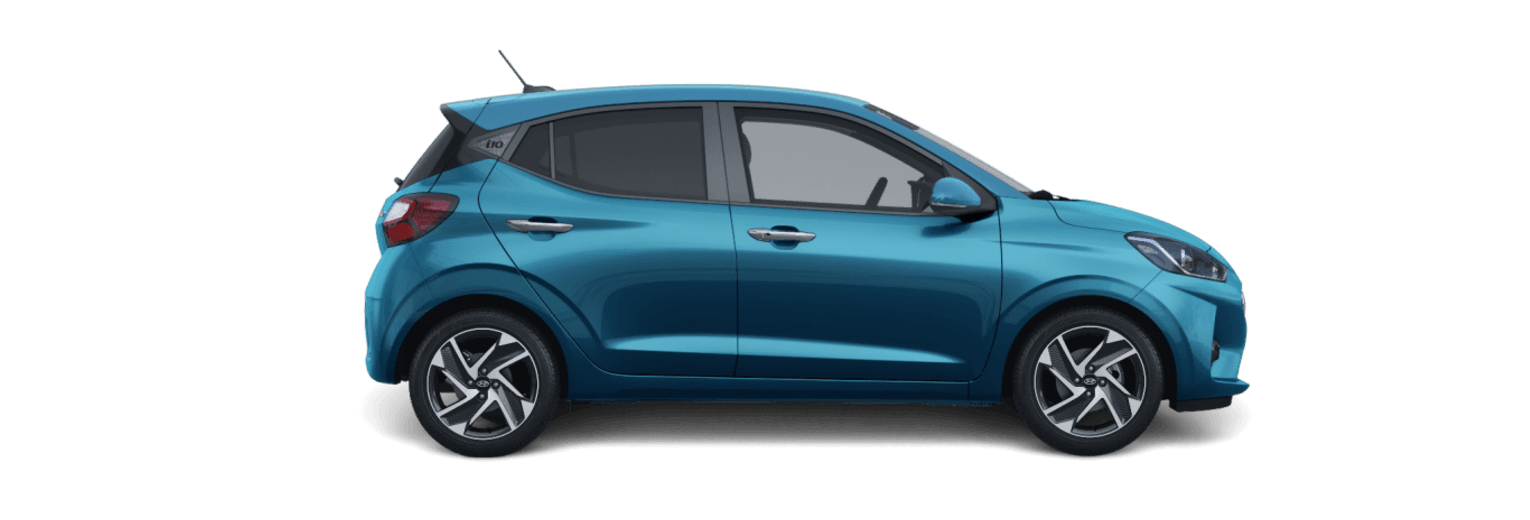 Hyundai i10 side on