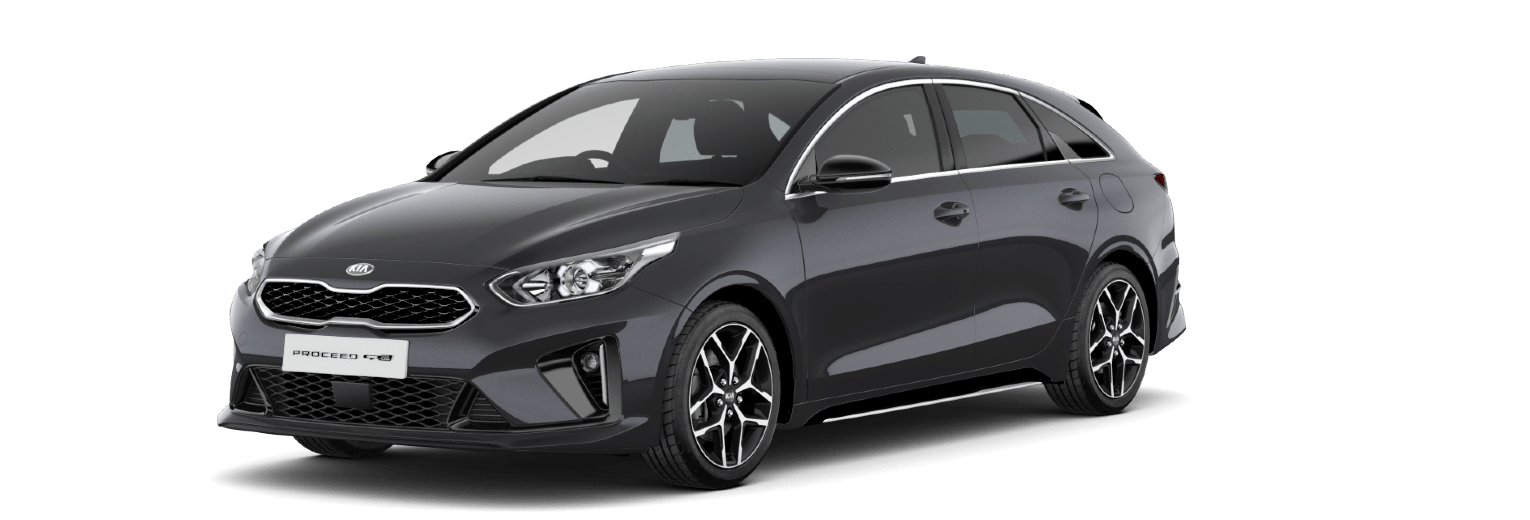 Configurator image of a Kia ProCeed finished in Black