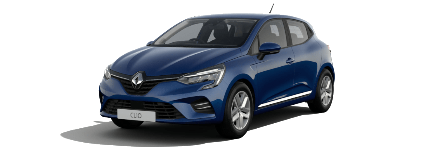 Configurator image of a Renault Clio finished in Blue