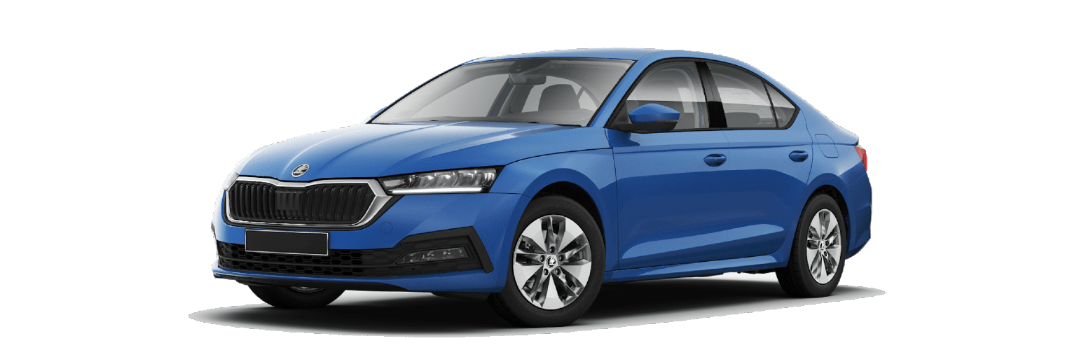 Configurator image of a Skoda Octavia finished in Blue