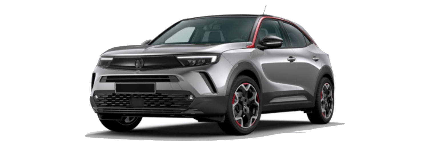 Configurator image of a Vauxhall Mokka finished in Grey