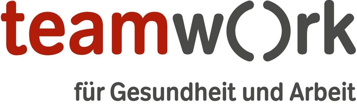 Logo Teamw()rk für Gesundheit und Arbeit