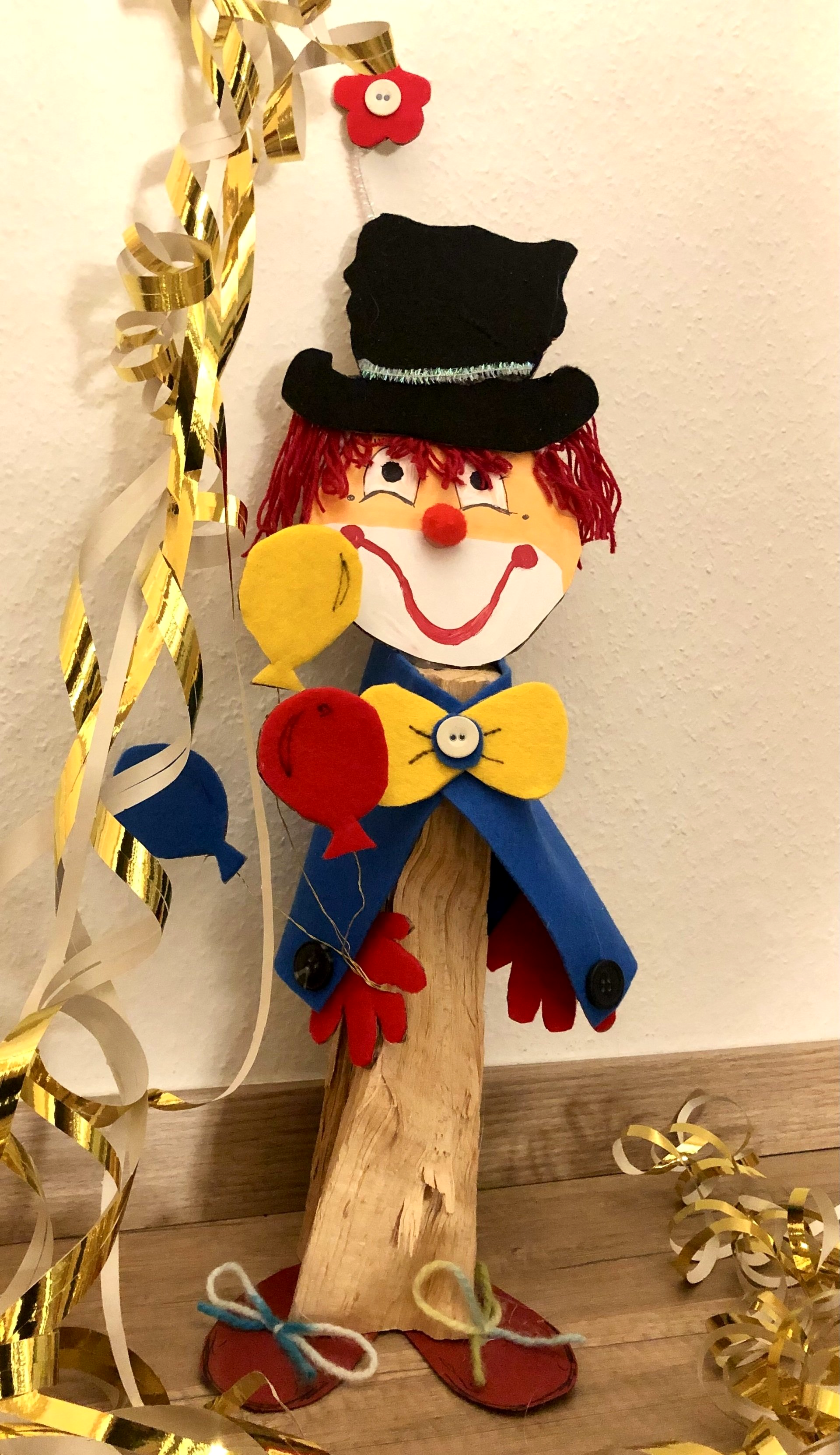 Karnevals-Clown Kreativkurs Februar 2023 fambinis