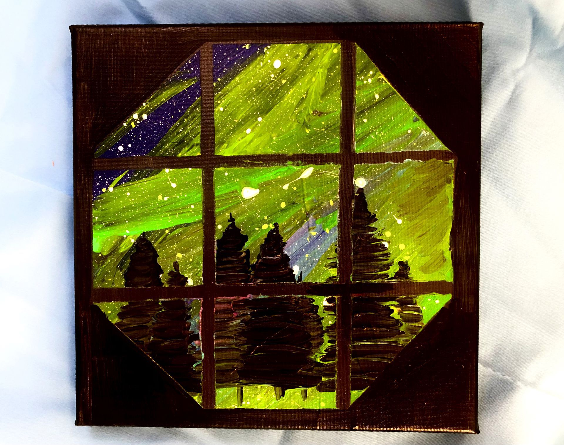 Kinder-Kreativ-Kurs Fenster, Fambinis Fenster mit Aussicht