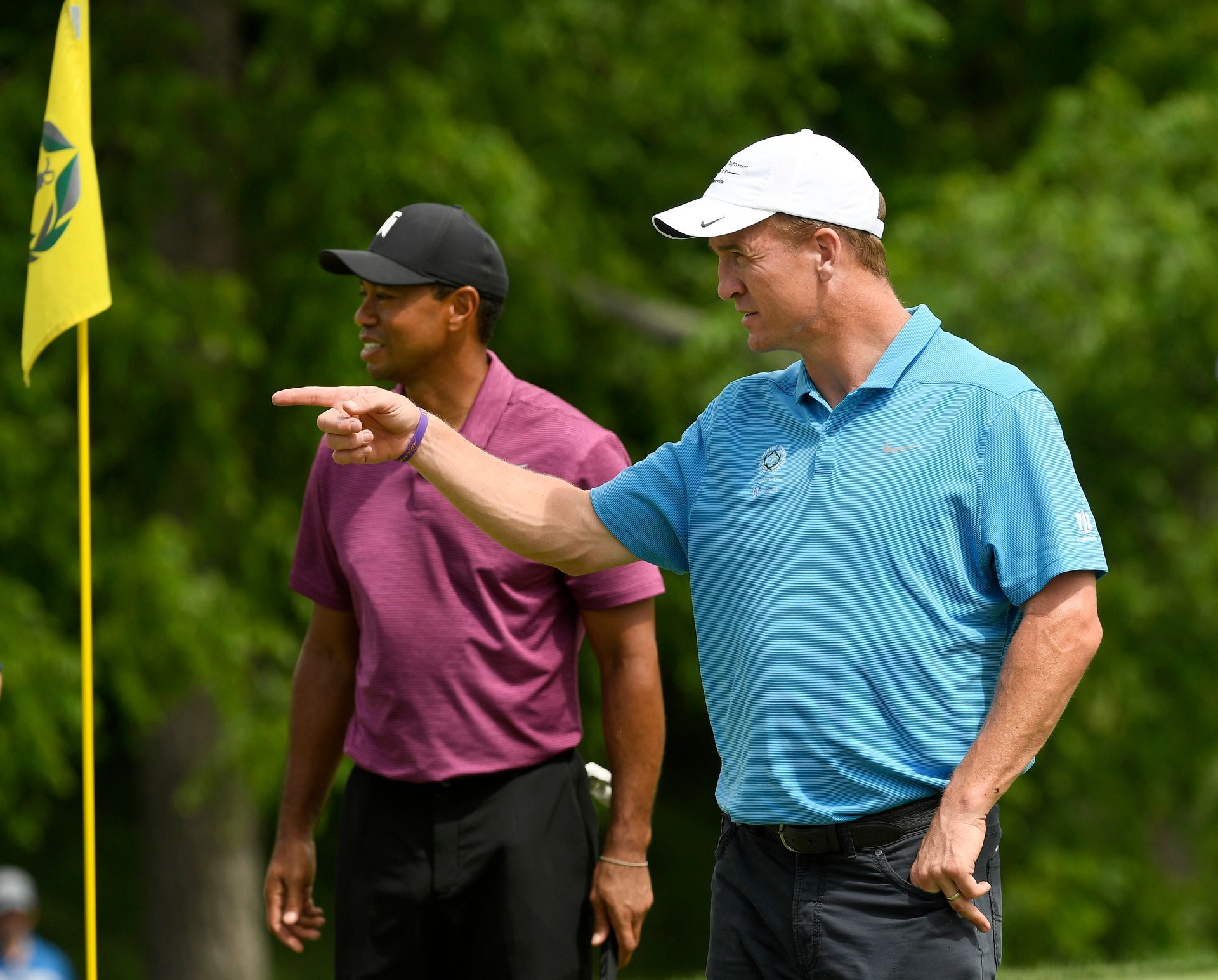 Tiger Woods and Peyton Manning
