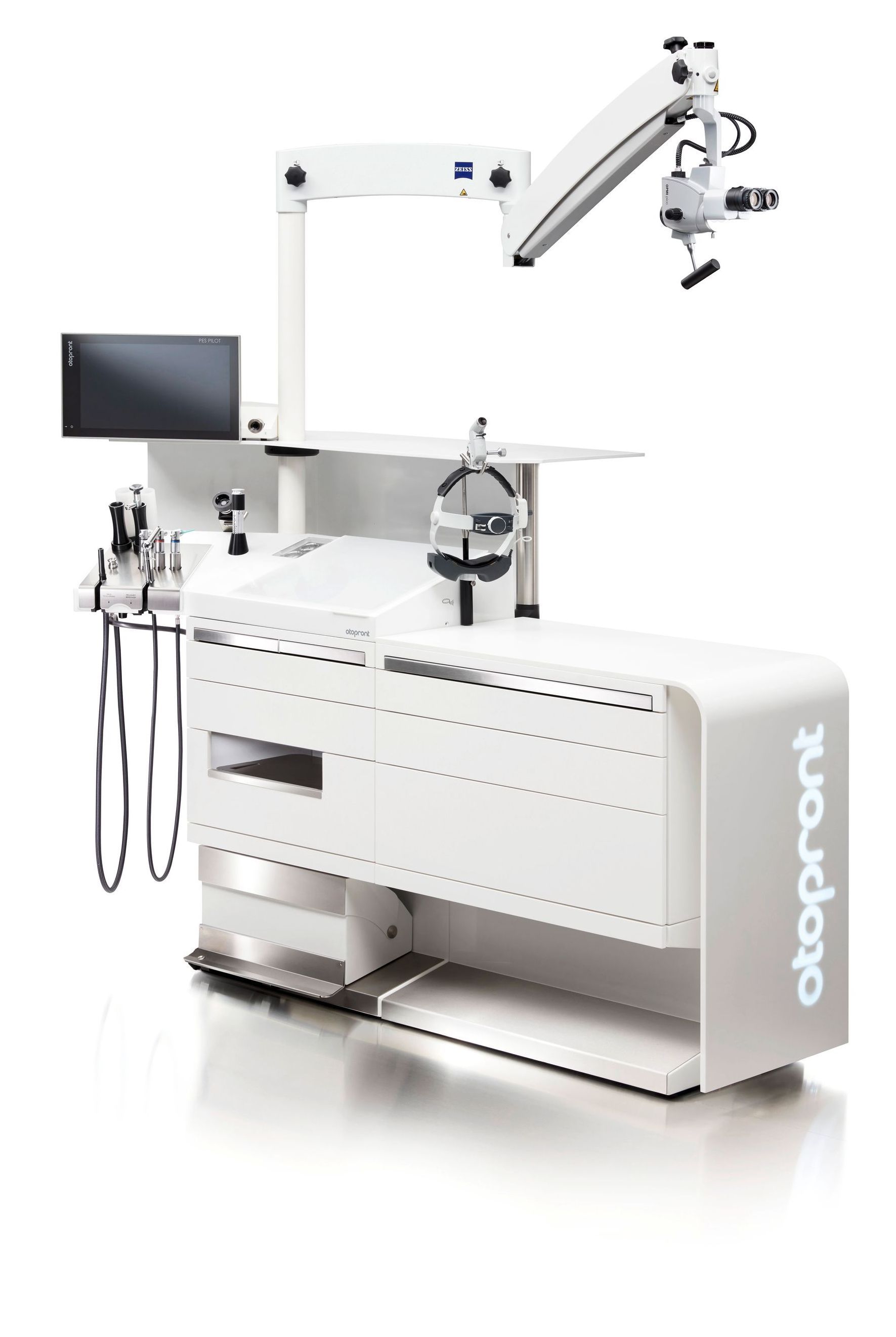 BASIC PLUS Office package with instrument cabinet, video endoscopy system and headlight