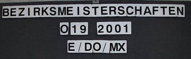 2001.11.18 - Bezirksmeisterschaften O19
