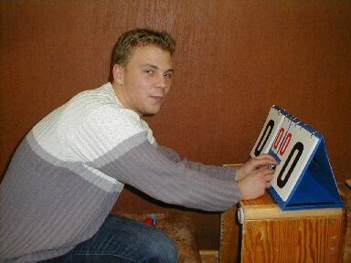 2002.04.25 - Aufbau für die Deutsche Meisterschaft O32