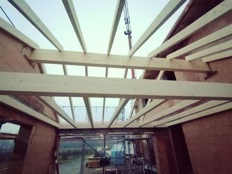 Garagendachstuhl von Zimmerei BINSTEIENR Garagendachstuhl