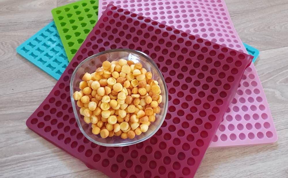 Backmatten aus Silikon in verschiedenen farben und Formen von Collery