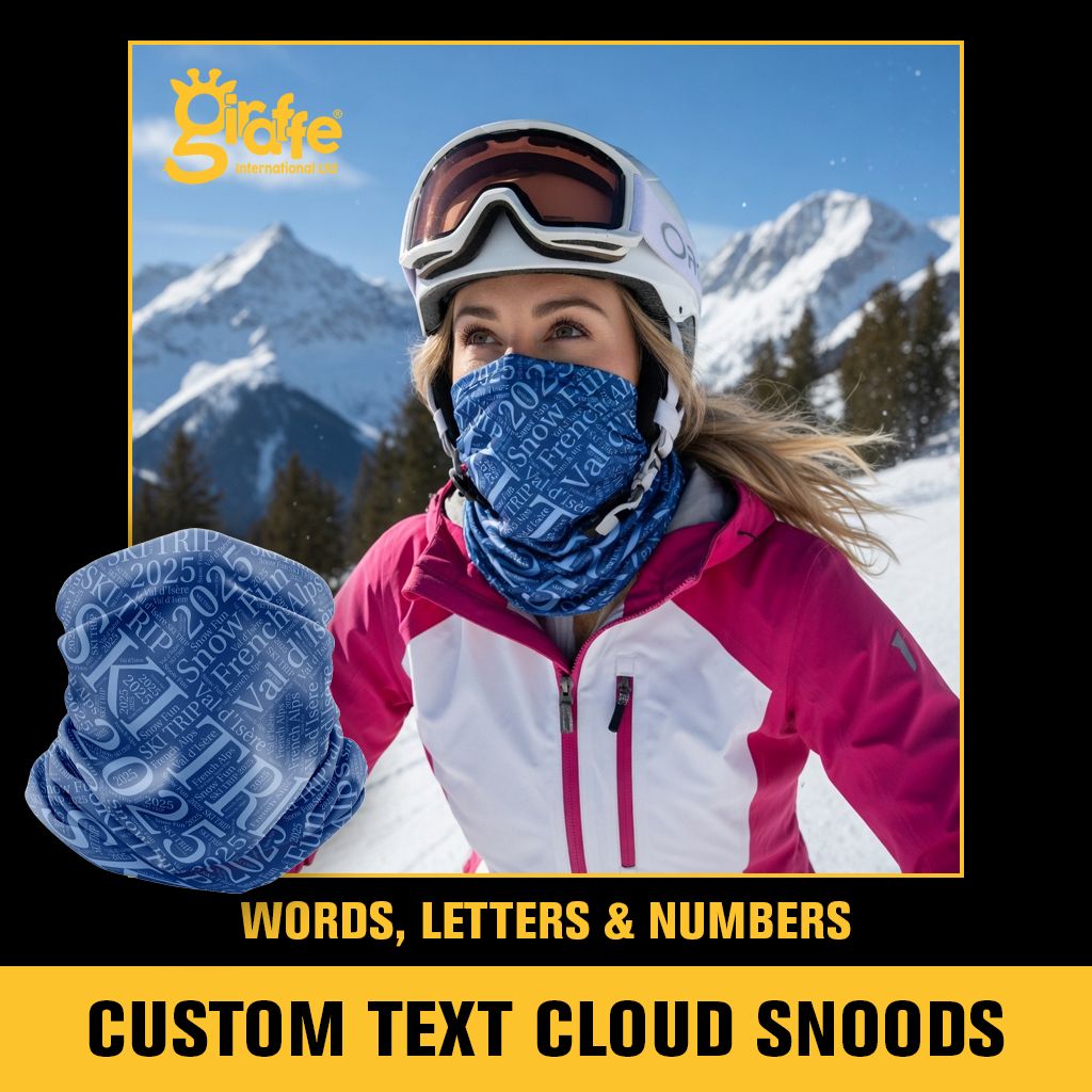 Custom multifunctional snood for skiing and winter sports