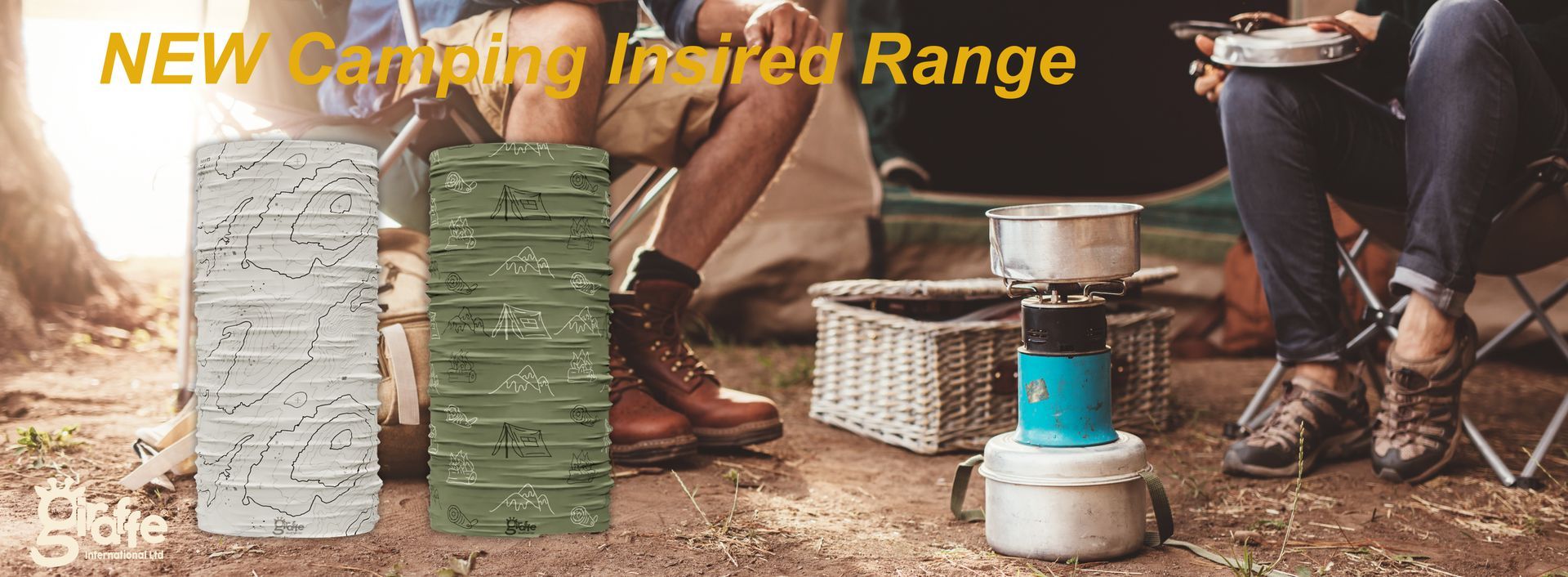 Camping inspired multifunctional headwear collection