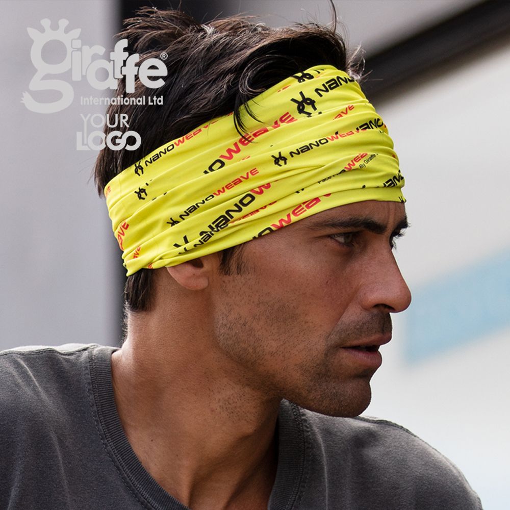 Custom multifunctional snoods and headwear