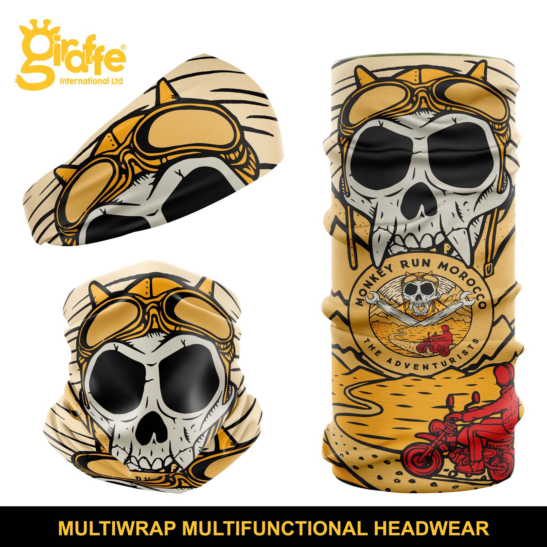 Adventure themed multifunctional headwear