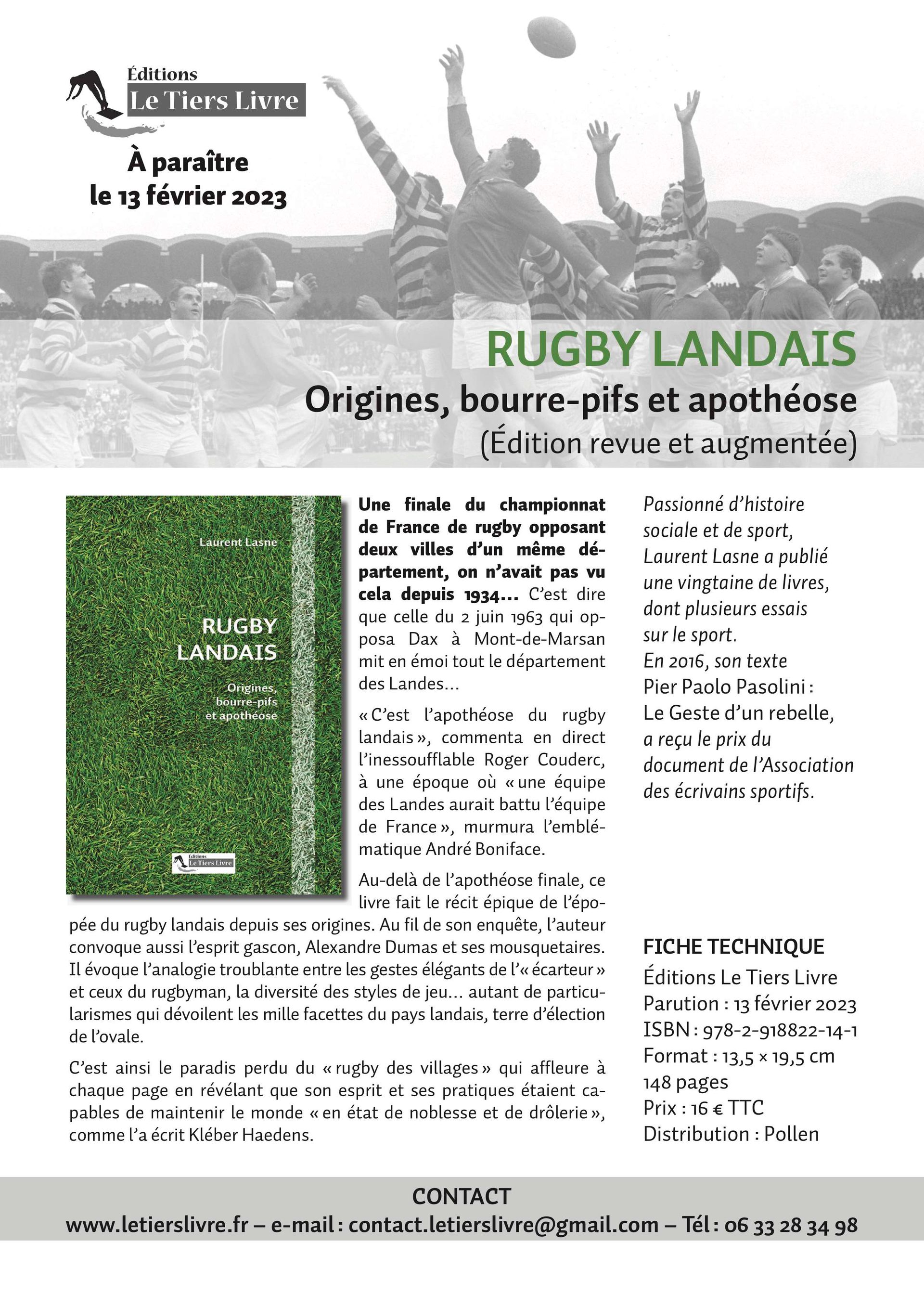 Rugby landais - Laurent Lasne