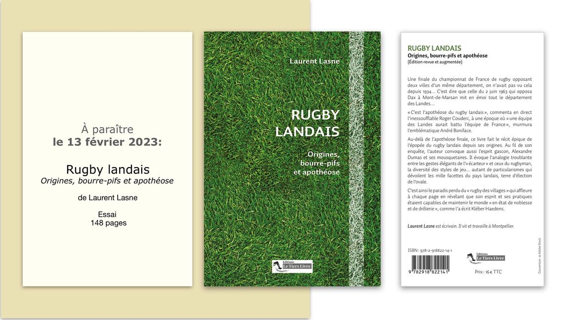 Rugby landais - Laurent Lasne - Editions le Tiers Livre