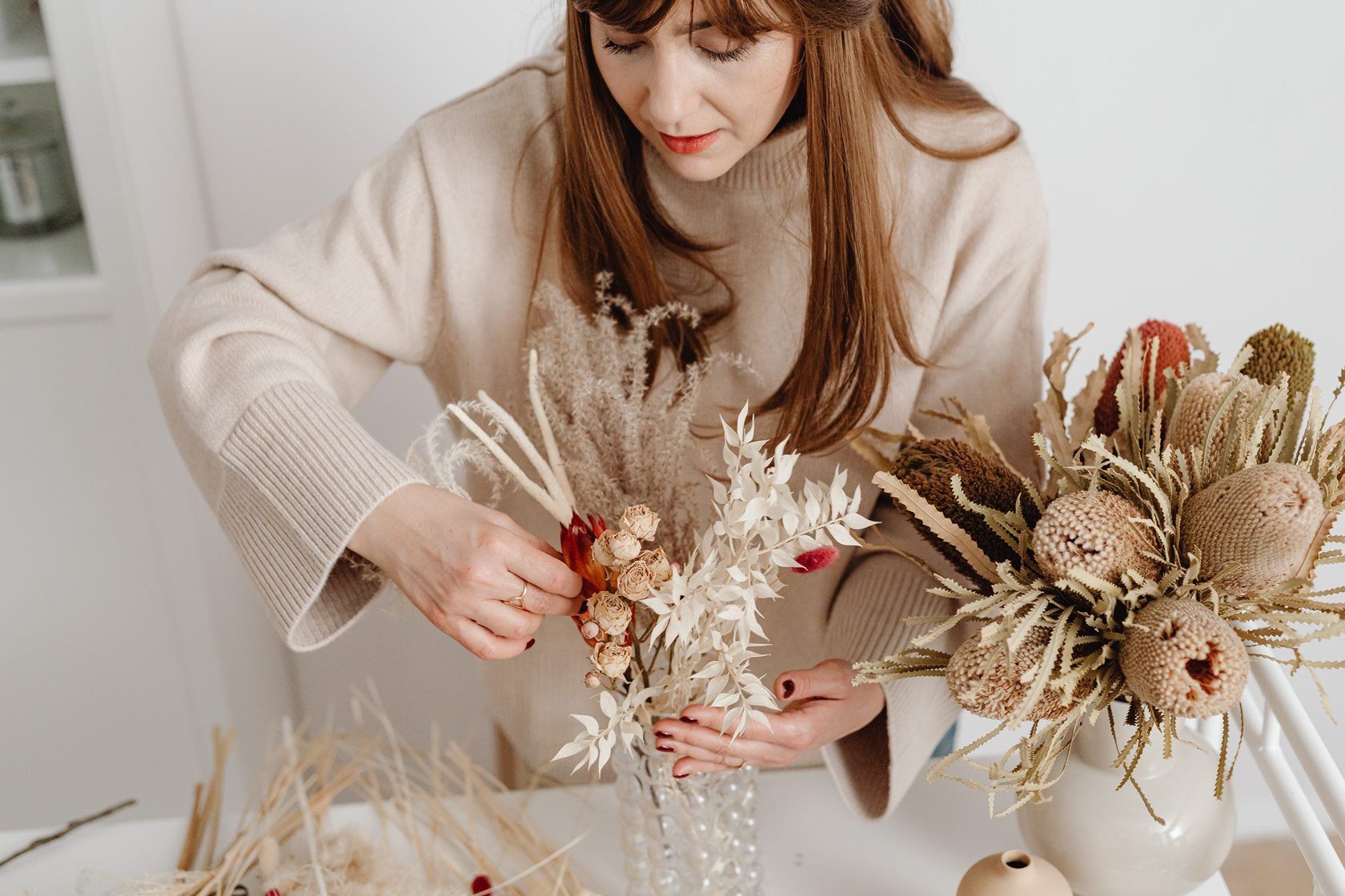 Getrocknete Blumen & Gräser - Trockenblumen für Small Business & DIY