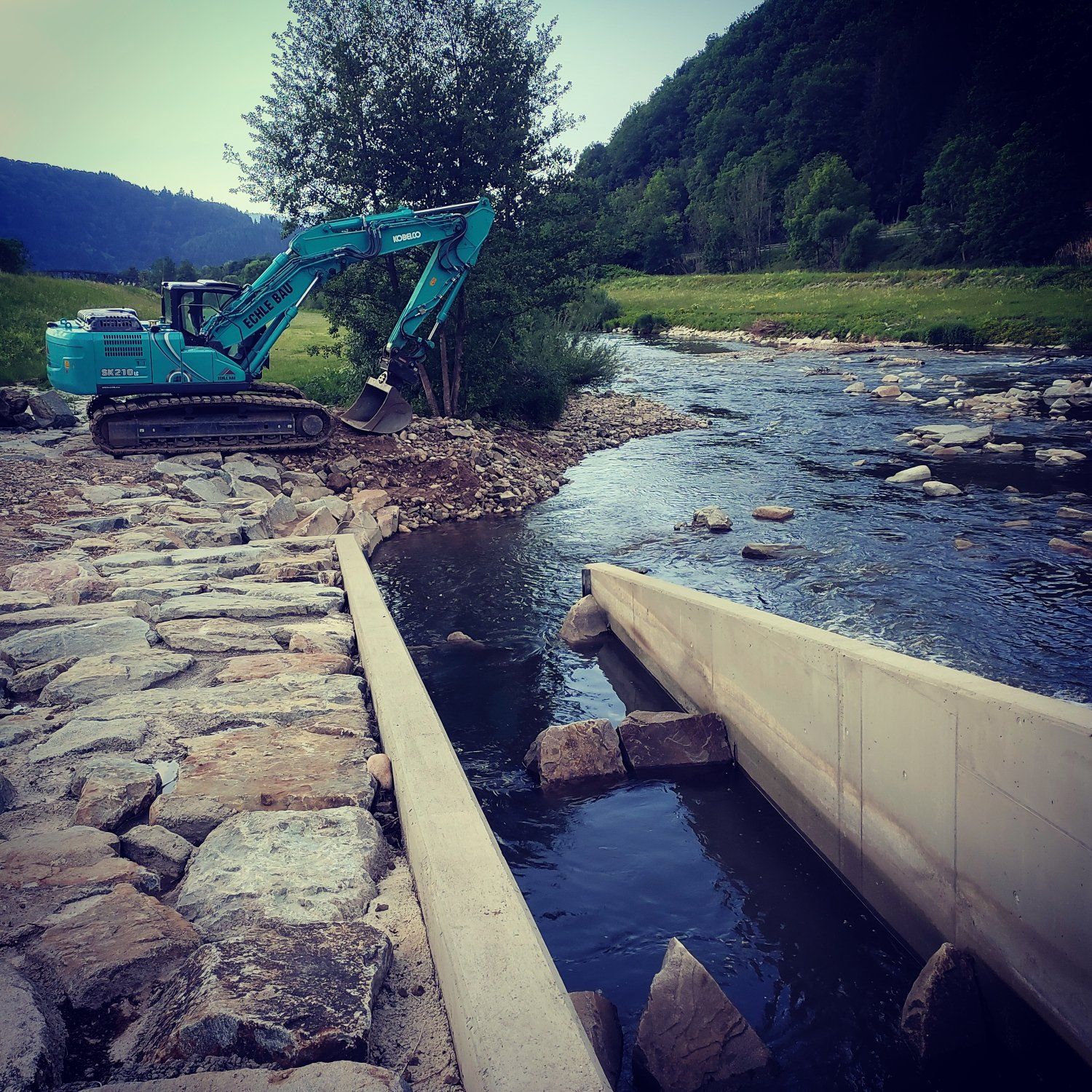 Langzeit Fisch Monitoring, Steinach, PIT-Monitoring, Kinzig