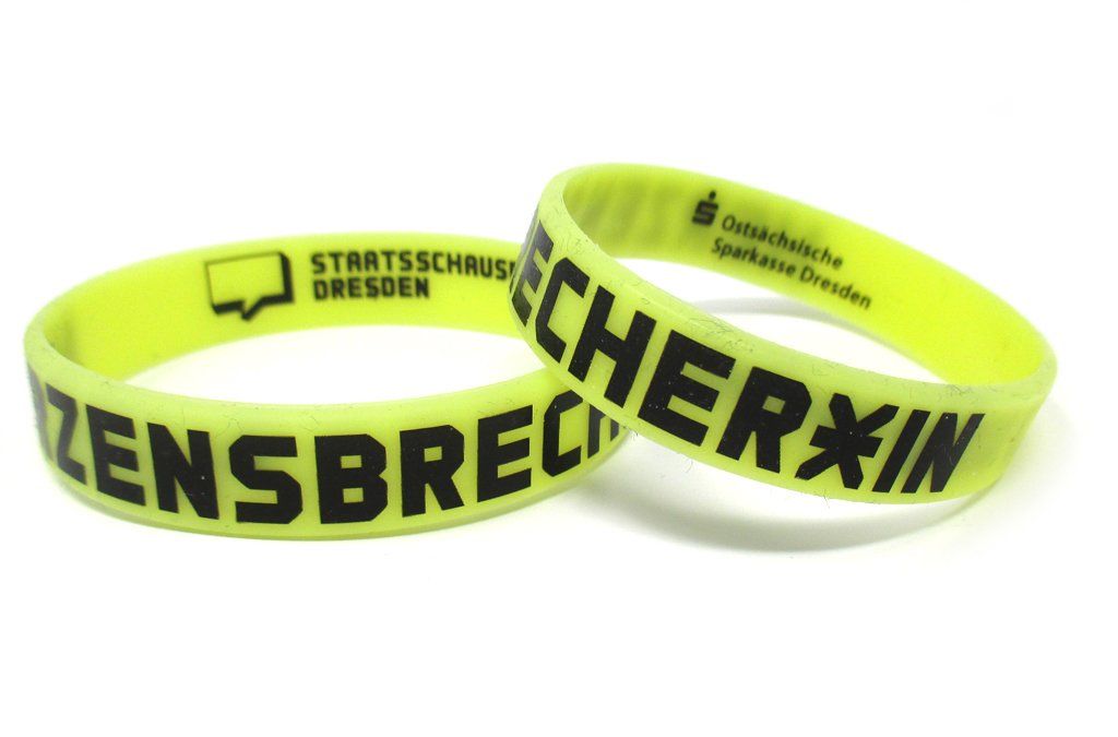 Silikonarmband glo in the dark