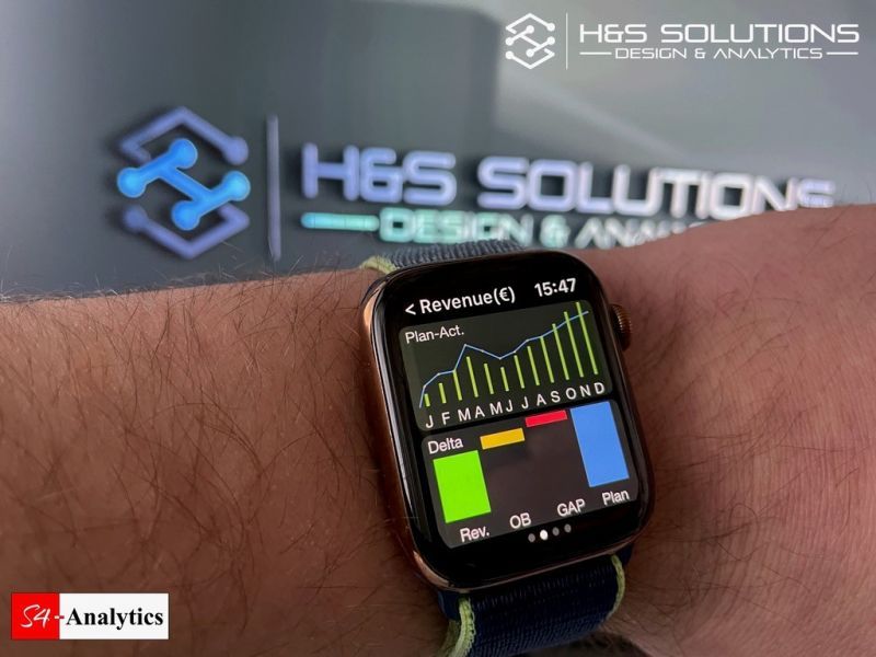 Unsere smartwatch App in real Unsere App in real