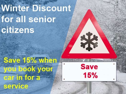 15% discount for Senior Citizens