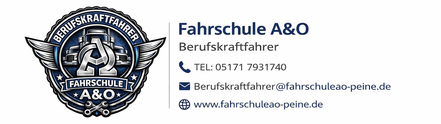 Fahrschule A&O Berufkraftfahrer, Lkw Führeschein in Peine, Aus- und Weiterbildung (95) Fahrerqualifikation nach BKrFQG,